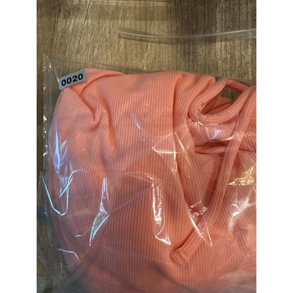 Shade‎ & Shore Coral Pink One-Piece Swimsuit with Side Ties - Picture 4 of 4